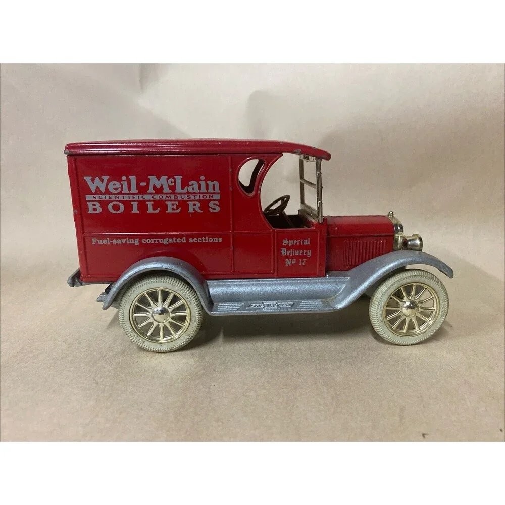VTG ERTL DIECAST 1923‎ CHEVROLET DELIVERY VAN BANK- WEIL-McLain